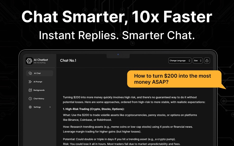 #7. Chatbot - Ask AI Assistant Bot (macOS) By: Muhammad Azeem