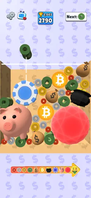 Money Merge 3D - Drop Puzzle screenshot 3