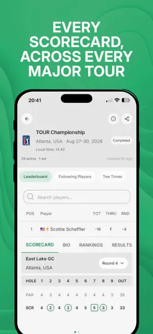 G1: Live Golf Scores & News screenshot 2