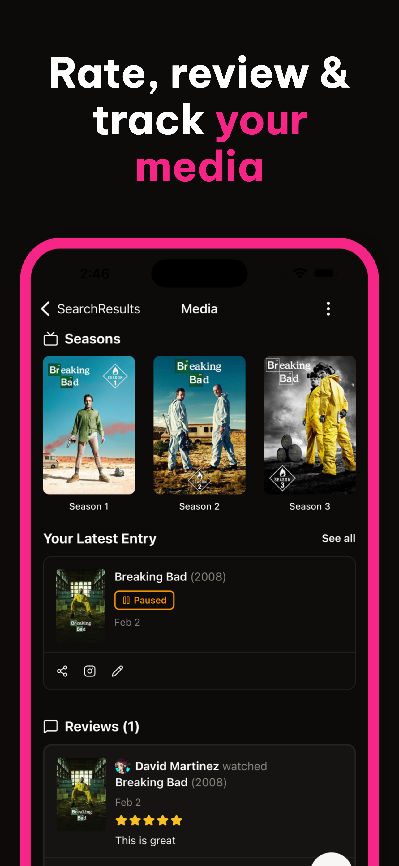 Tastral: Media Journal screenshot 5