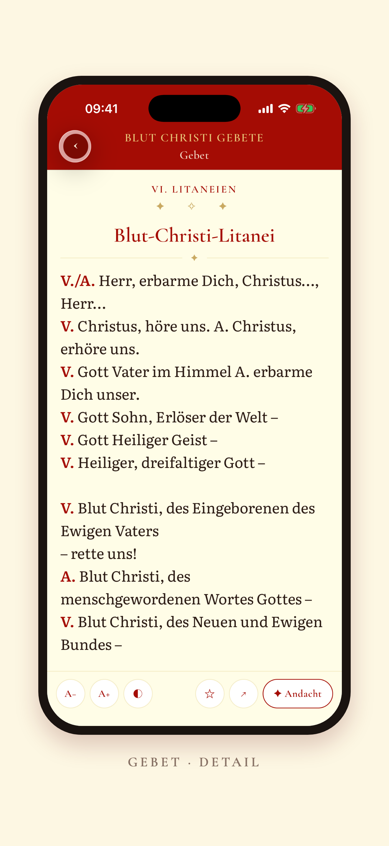 Blut Christi Gebete screenshot 3