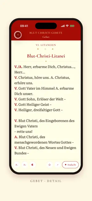 Blut Christi Gebete screenshot 3