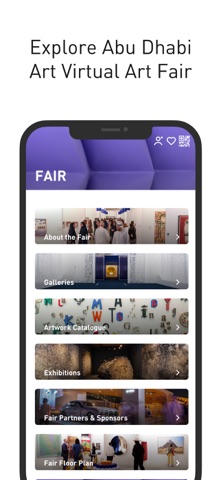 Abu Dhabi Art Fair iPhone screenshot