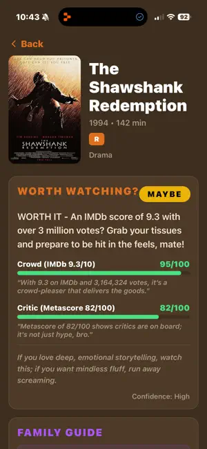 Worth Watching? screenshot 2
