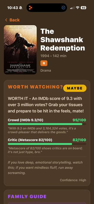 Worth Watching? Screenshot 2 of 5