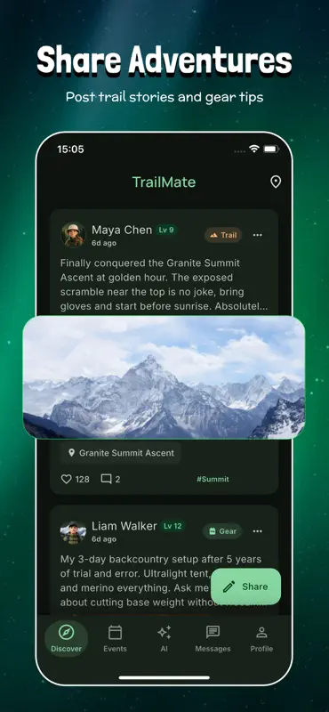 Nook: Trail & Hike Community screenshot 1 of 5
