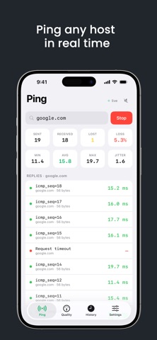 Pingly - Ping Network Utility screenshot