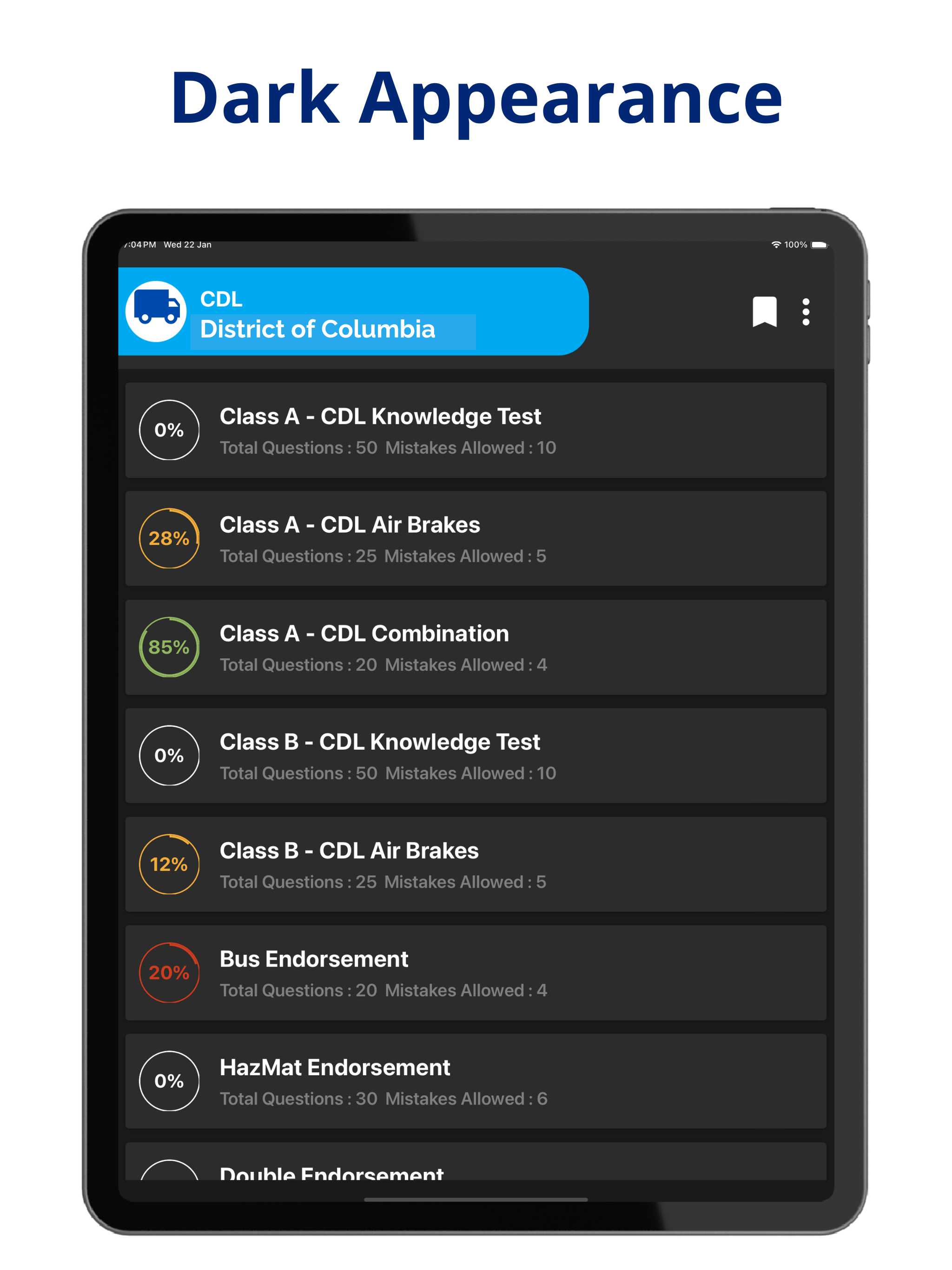 DC CDL Prep Test