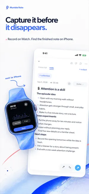 Mumble Note: AI Note Taker screenshot 2
