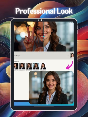 Reelora: Photo Editor & Beauty iPad screenshot
