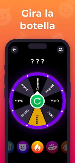 Captura de pantalla de Verdad O Reto - Juego De Beber en iPhone 3