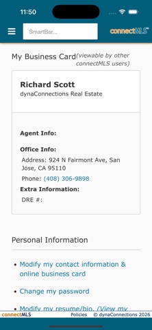 bridgeMLS-connectMLS Mobile iPhone screenshot