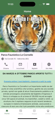 Parco Faunistico Le Cornelle screenshot