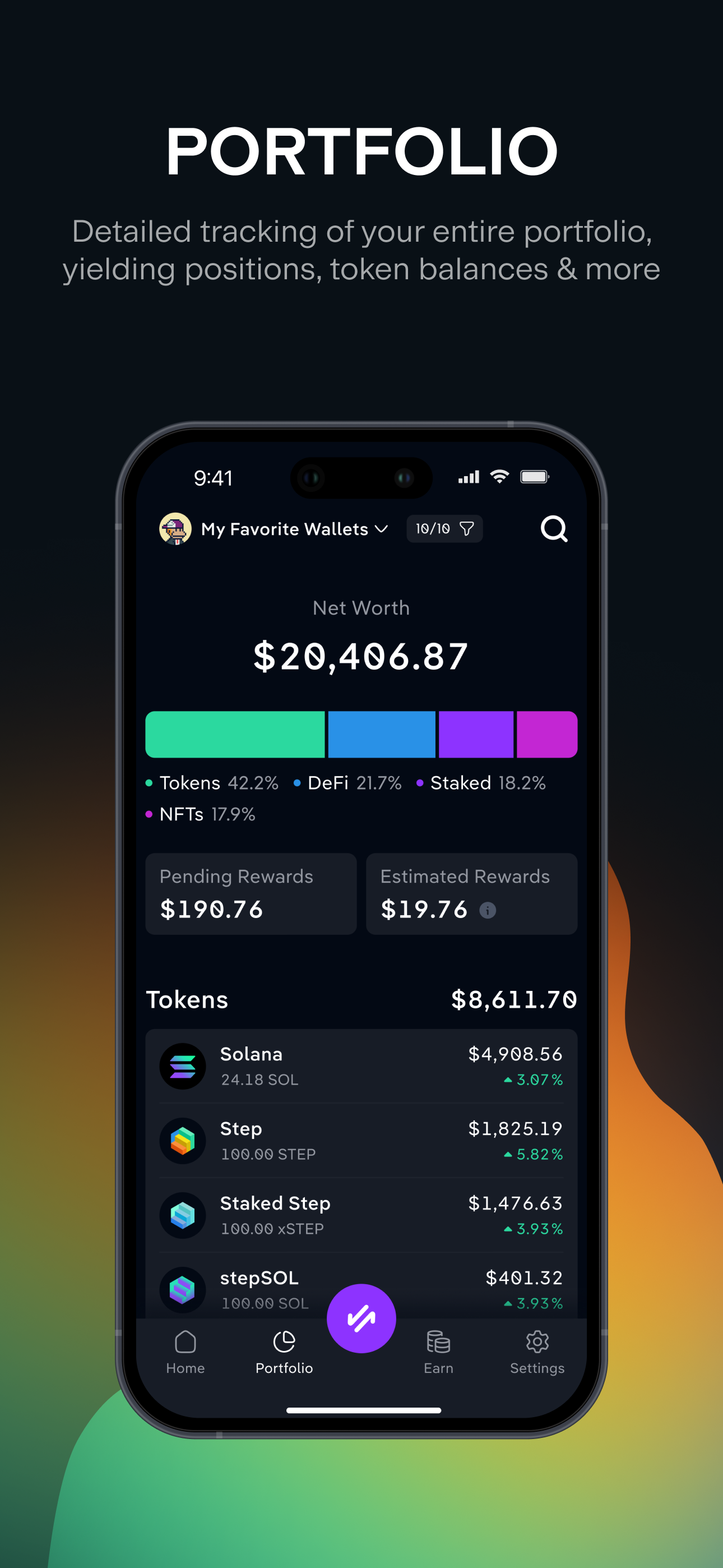 Step Wallet - Earn on Solana