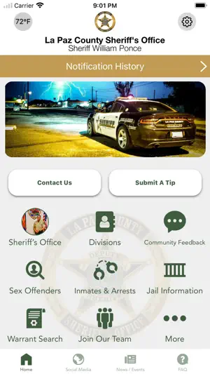 La Paz County Sheriff AZ screenshot 2