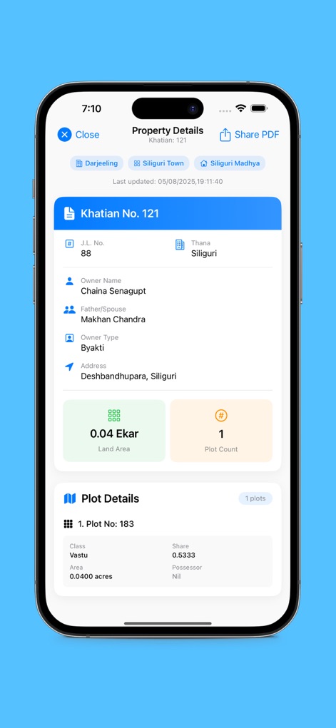 WB Land Record - Utilities App | MWM