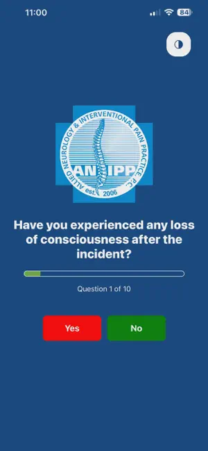 TBI Risk Assessment - ANNIP screenshot 2