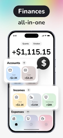 记账软件-自动记账本家庭记账省钱助手 - Quanta AI screenshot