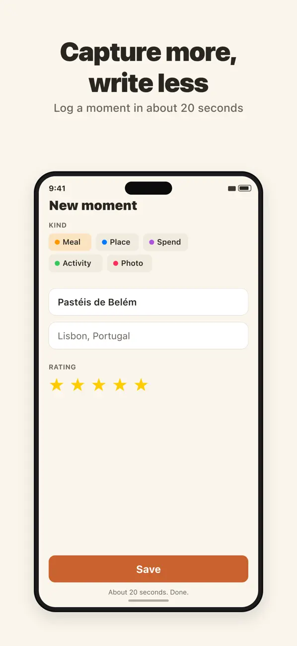 Screenshot #1 pour Logiday – Carnet de voyage