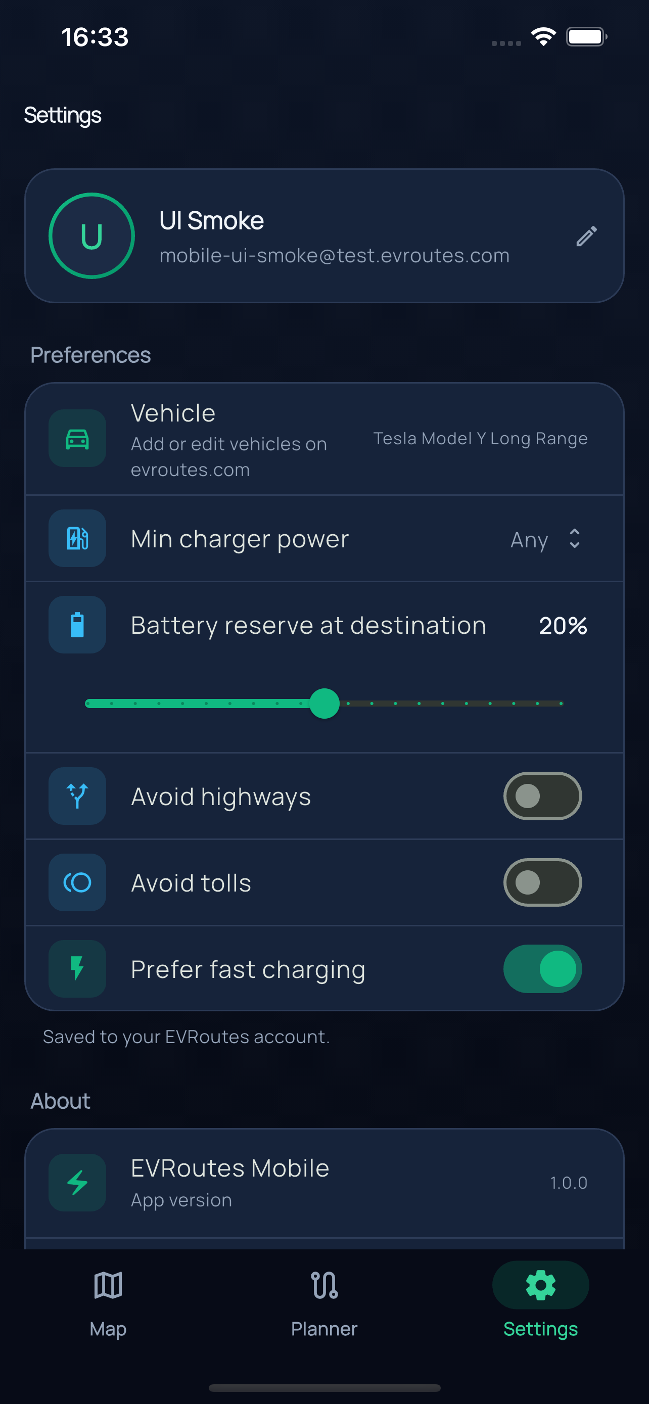 EVRoutes: EV Charging Planner screenshot 4