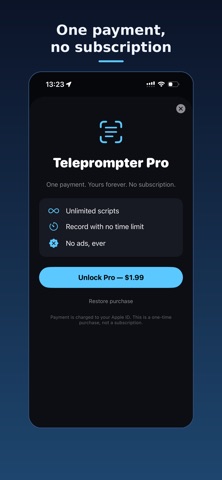 Teleprompter — Read & Record Screenshot 4 of 4