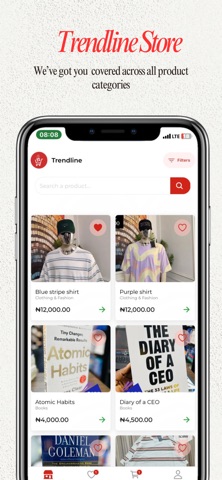 Trendline Stores screenshot