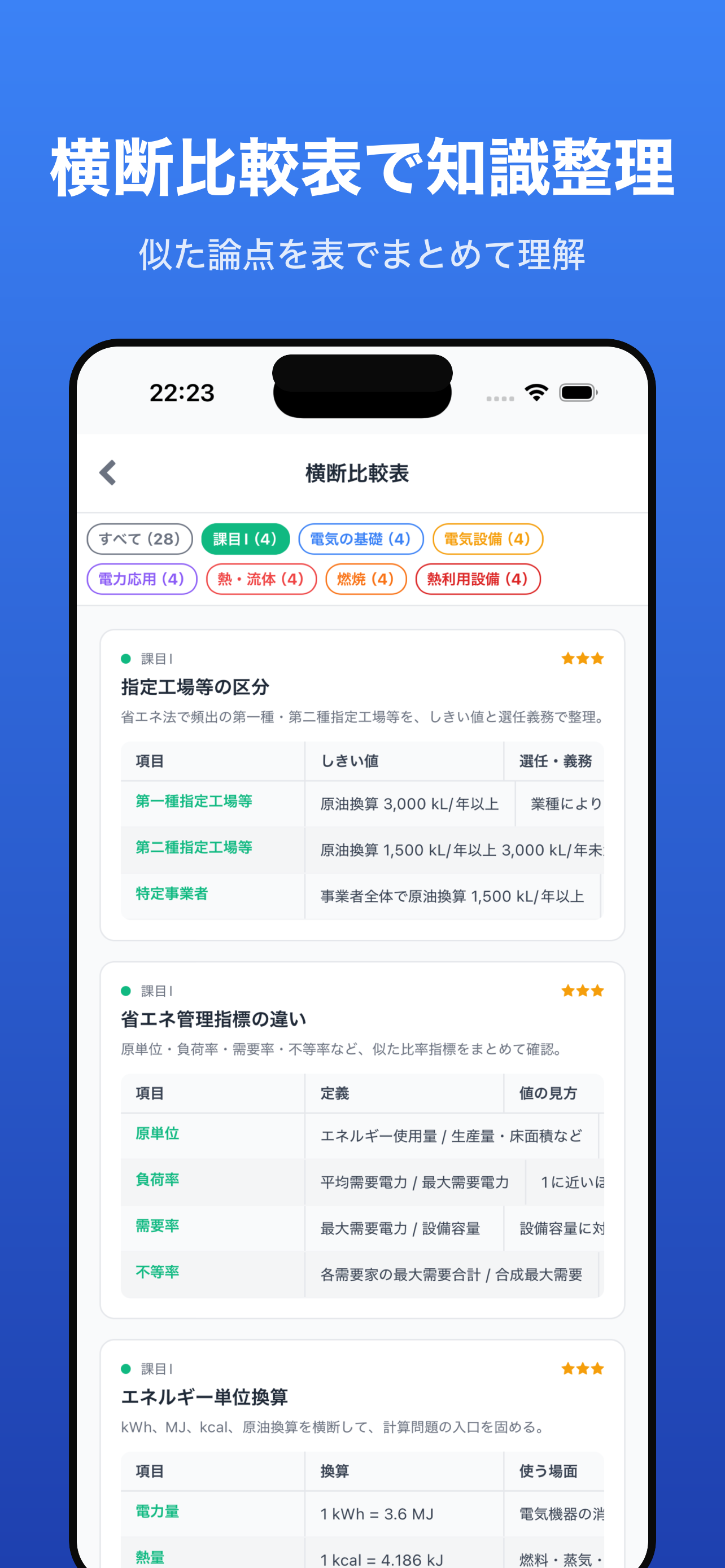 エネルギー管理士 試験対策 screenshot 3