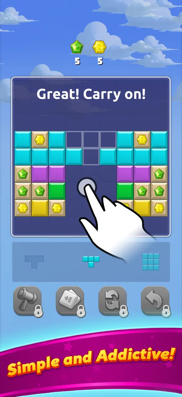 Screenshot #1 pour Sky Blocks - flying high saga