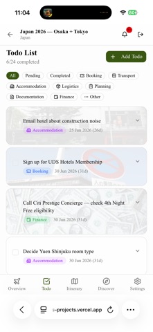 Wandr Trip Planner screenshot