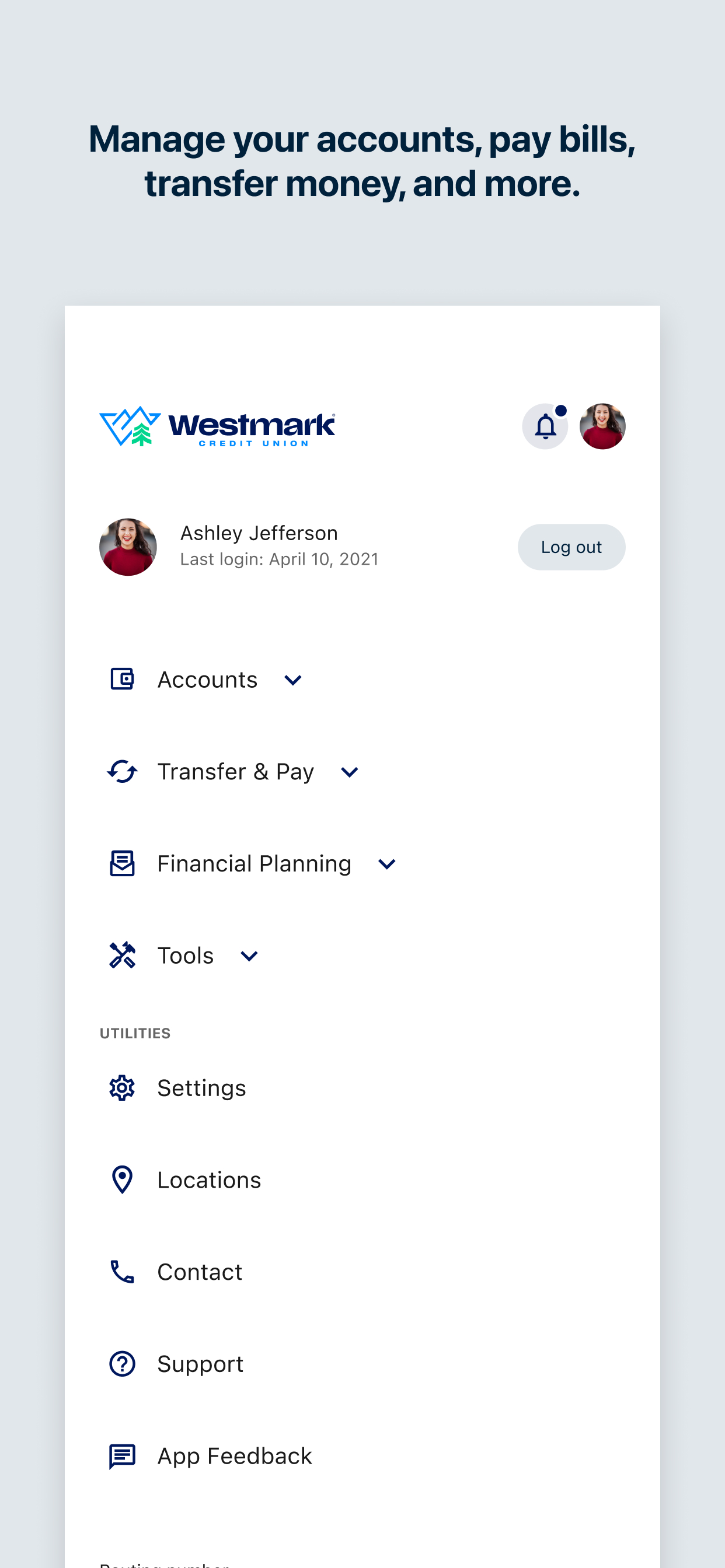 Westmark Credit Union Mobile screenshot 4