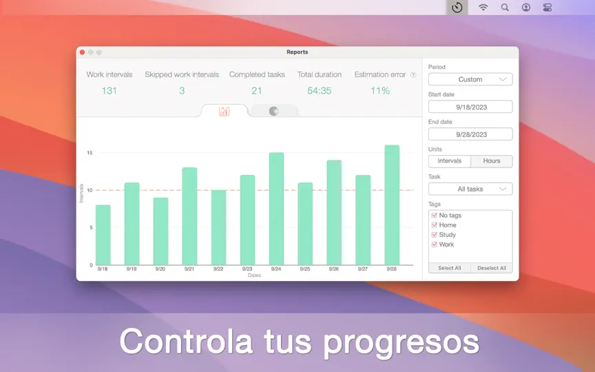 Captura de pantalla de Be Focused - Pomodoro Timer en iPhone 3