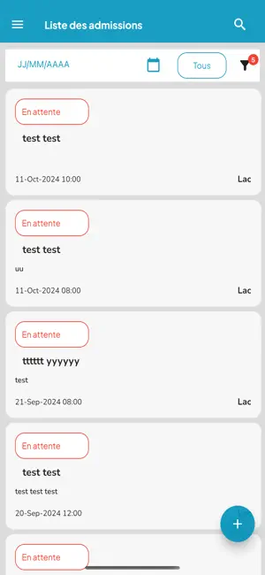 Demande Admission screenshot 2