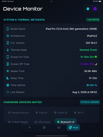 Pulse: Device Monitor & Boost iPad screenshot