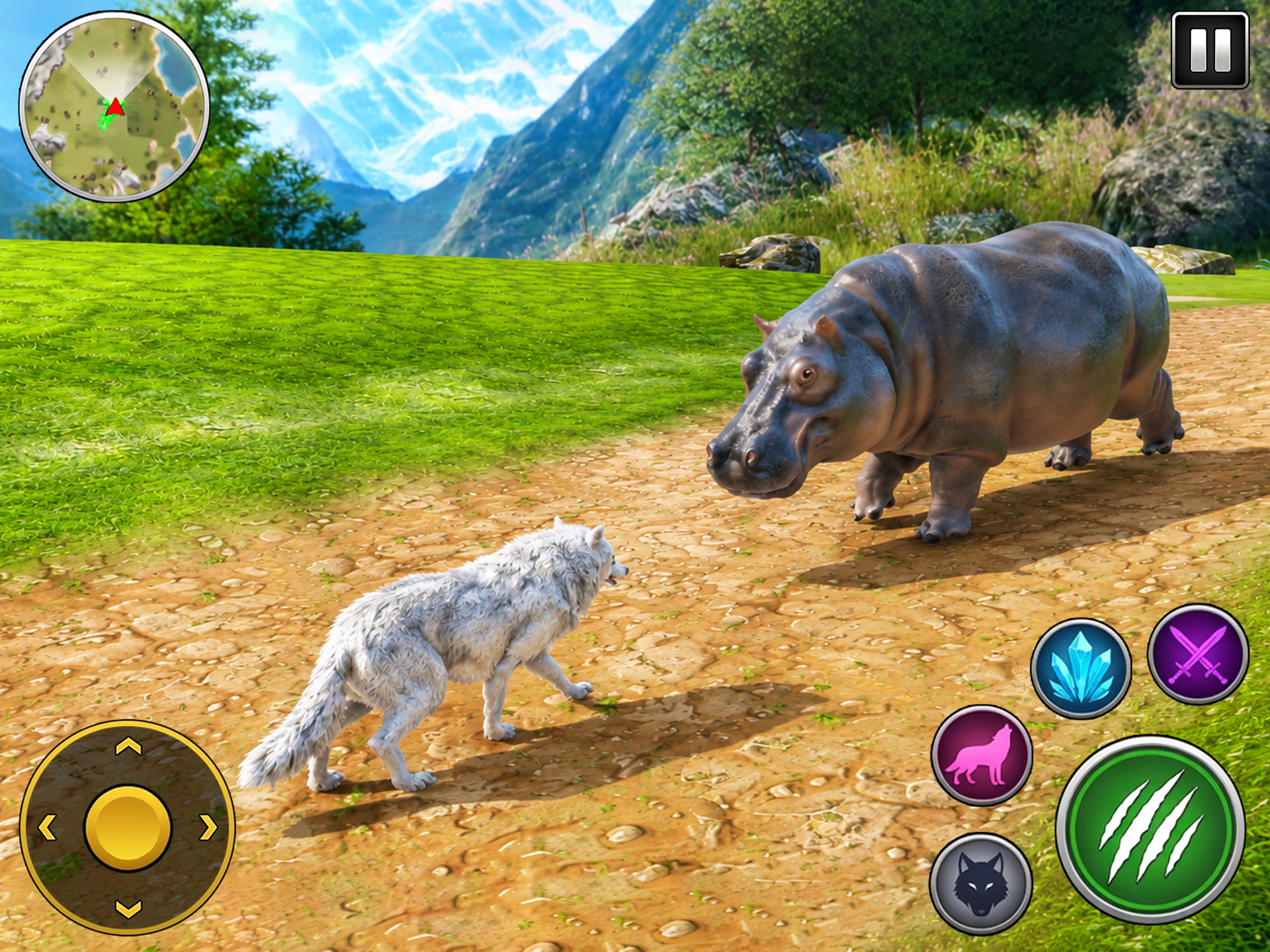 Wolf Simulator 3D Wild Animal screenshot 20