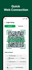 Dual Messenger: Whats Web App screenshot