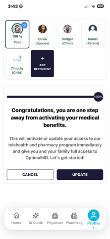 OptimalMD iPhone screenshot