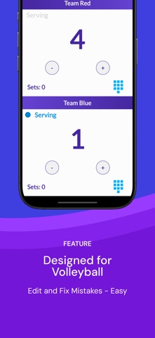 Volleyball Scorekeeper (Share) screenshot