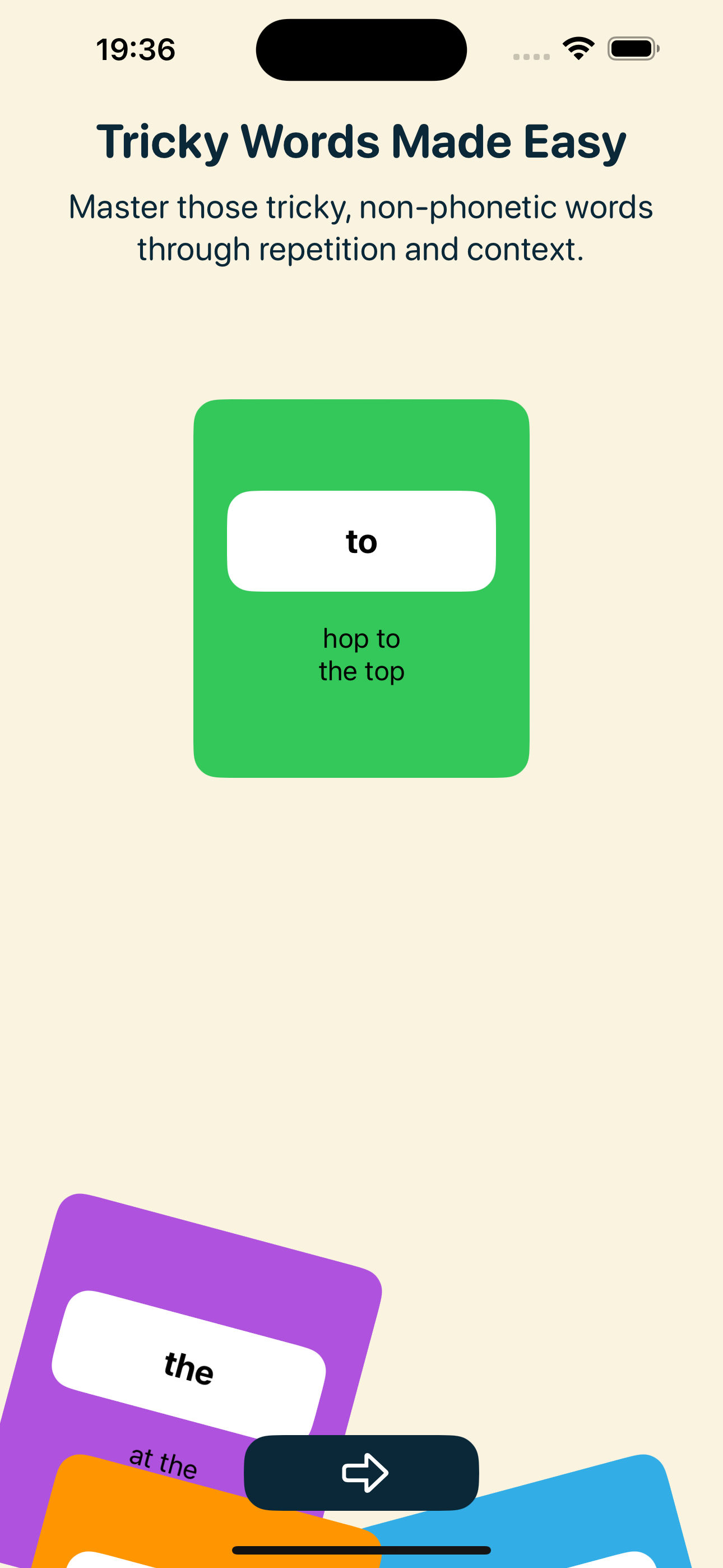 Sight Words Vocabulary Builder
