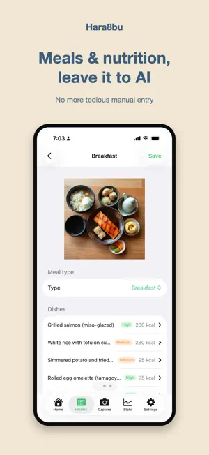 Hara8bu: AI Calorie Counter screenshot 2