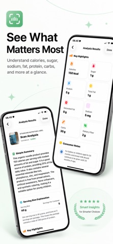 NutriFacts Scan AI iPhone screenshot