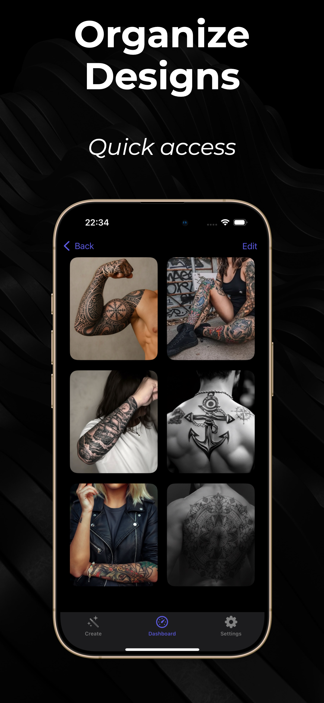 Tattoo AI Generator Try-On Lui screenshot 6
