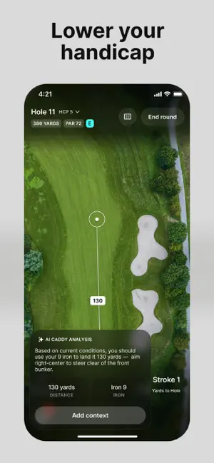 ScratchAI: Golf Swing Analyzer iPhone screenshot 3