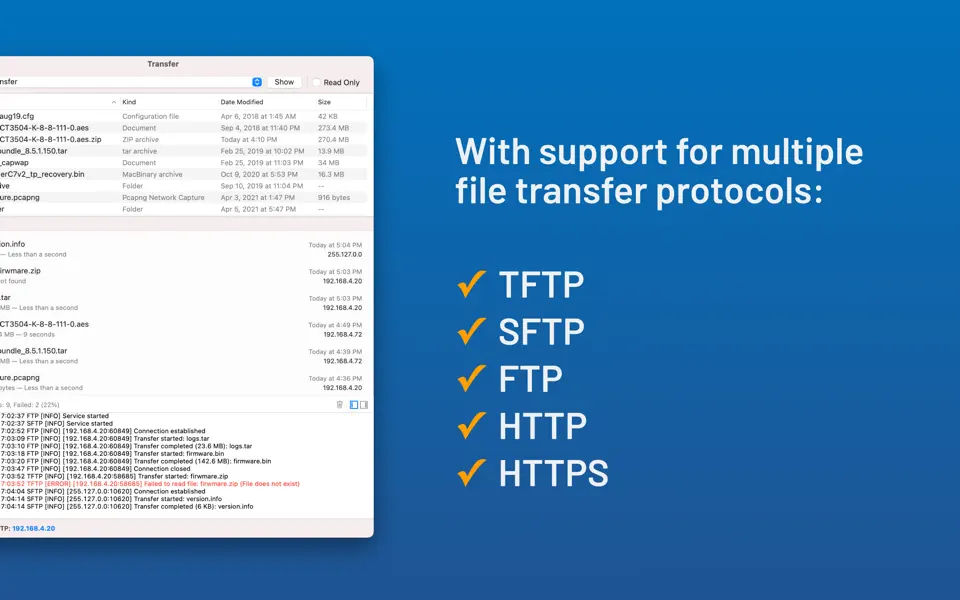 Screenshot 2 of Transfer: File Server 2.4.1