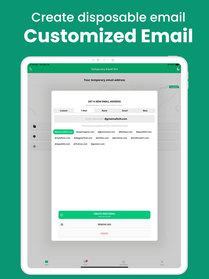 #2. Temporary Email Pro (iOS) Podle: Hoang Dai