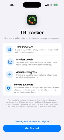 TRTracker: TRT Companion Screenshot 1 of 8