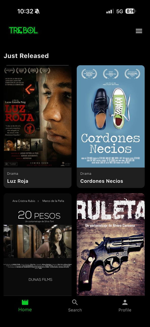 iPhone screenshot