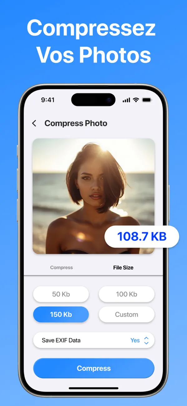 Screenshot #2 pour Compresser Photo et Video