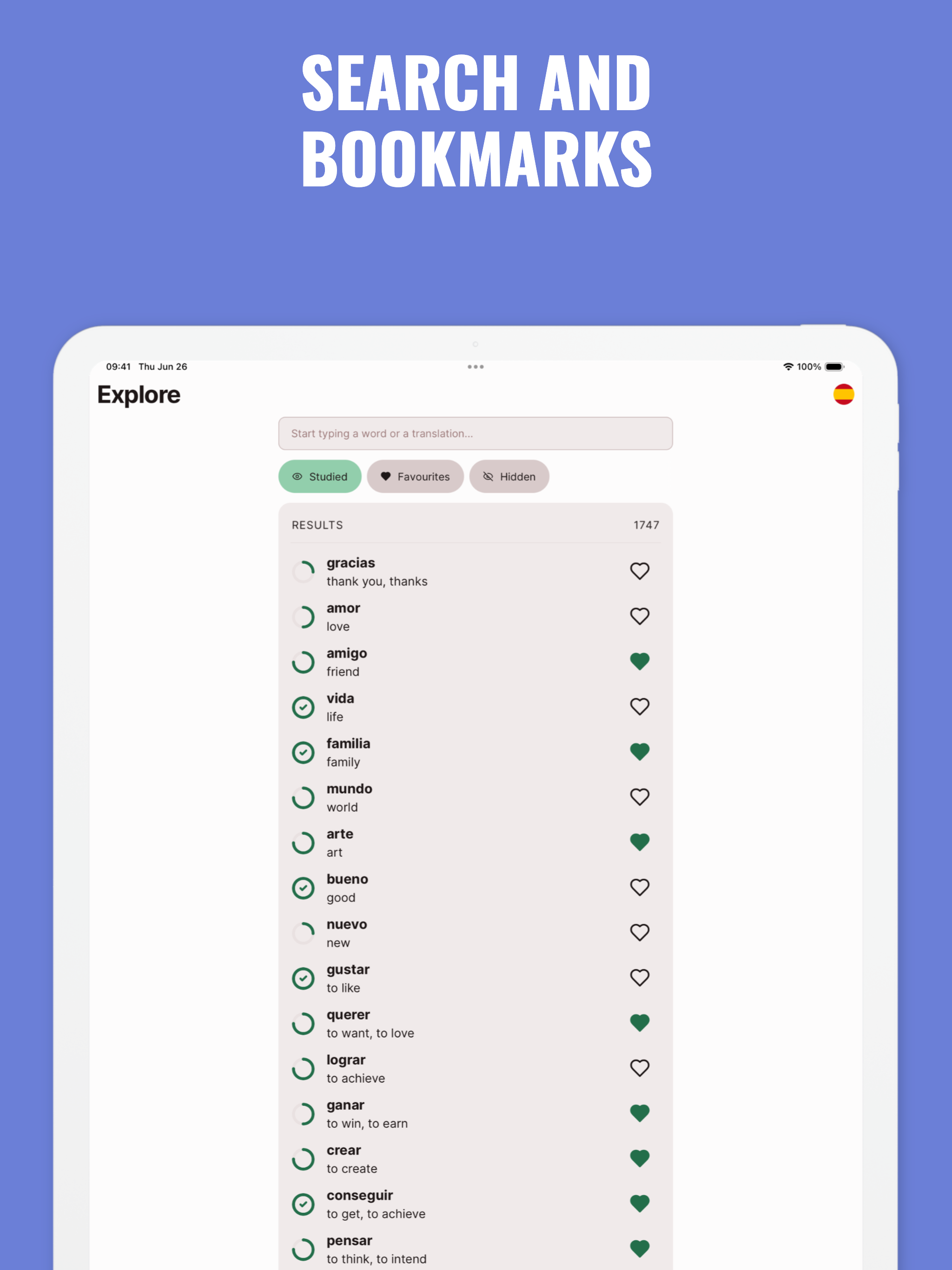 Vakabi - Learn Spanish, French screenshot 9