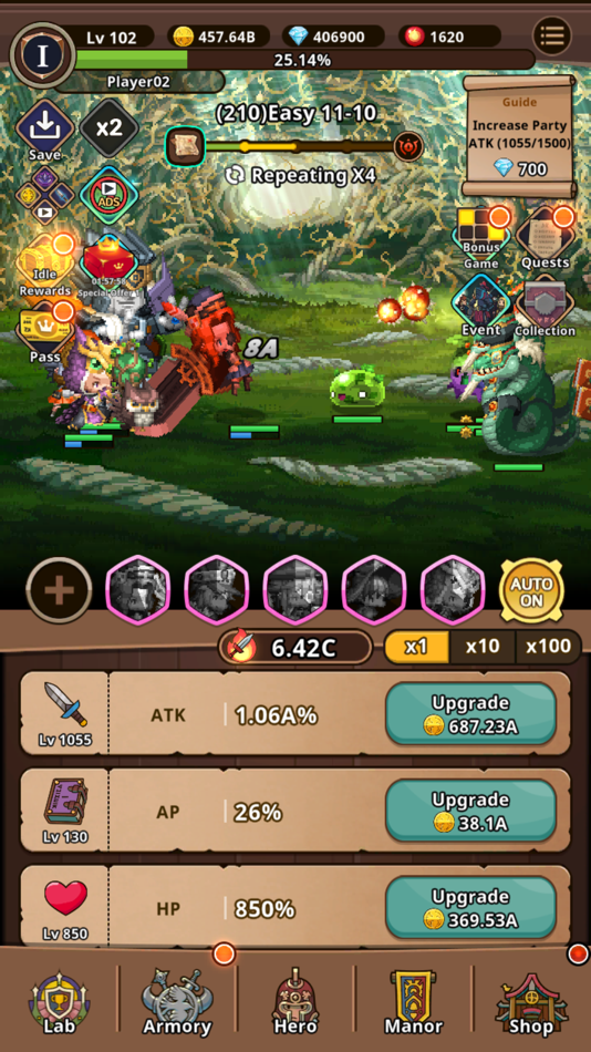 #7. Hero Kingdom : Idle RPG (iOS) 来自: SUPERBOX. Inc