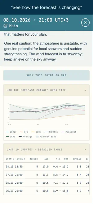Windtrack: Wind Forecast screenshot 4